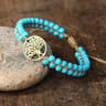 Tree Of Life Jasper Beaded Bracelet 7