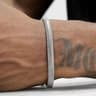 Retro Stainless Steel Flat Snake Chain Bracelet 7