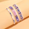 Boho Multicolor Woven Bead Bracelet Set 6