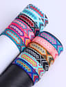 Boho Braided Cotton Rope Friendship Bracelets 9