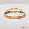 Colorful Miyuki Glass Bead Woven Bracelet 7