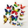 Colorful 3D Butterfly Wall Sticker Set 13