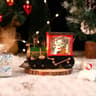 LED Christmas Crystal Ball Train Ornament 9