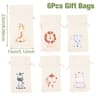 6 Piece Animal Dinosaur Unicorn Party Gift Bags 24