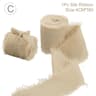 Handmade Frayed Edge Chiffon Silk Ribbon 8