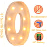 Giant LED Letter Balloon Filling Party Box 17