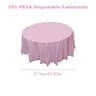 Elegant Solid Round Party Tablecloth 11