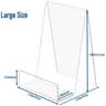 Transparent Acrylic Desktop Book Display Stand 5