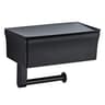 2 In 1 Wall Mounted Toilet Paper Holder With Storage Shelf 5