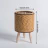 Nordic Woven Rattan Style Flower Basket Plant Stand 11
