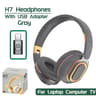 H7 Wireless Bluetooth TV Headphones With USB Adapter 8