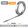 Self Adhesive Stainless Steel Measuring Tape Ruler 12