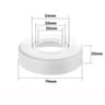 Adjustable ABS Shower Faucet Wall Flange Cover 19