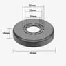 Adjustable ABS Shower Faucet Wall Flange Cover 22