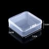 Transparent Square Small Items Storage Organizer Box 6