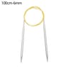 Stainless Steel Circular Knitting Needles For DIY Weaving Crafts 11