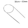 Stainless Steel Circular Knitting Needles For DIY Weaving Crafts 21