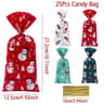 Christmas Candy Gift Bags Festive Holiday Treat Packaging 7