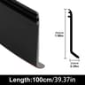 Aluminum Alloy Window Rain Water Deflector Bar 11