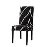 Solid Color Elastic Stretch Dining Chair Cover 19