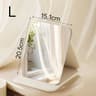 Portable Folding Desktop Makeup Mirror With Storage 15