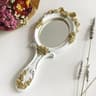 Cute Vintage Handheld Makeup Vanity Mirror With Handle 8