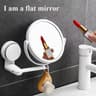 Wall Mounted 360 Degree Rotating Makeup And Shaving Mirror 6