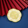 Chinese Style Embossed Floral Handheld Pocket Makeup Mirror 9