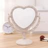 Heart Shaped Double Sided Desktop Makeup Mirror 6