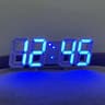 3D LED Digital Alarm Clock For Wall Or Desktop Display 9