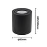 Round GU10 Surface Mounted Ceiling Spotlight Fixture 6