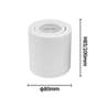 GU10 Round Surface Mounted Ceiling Spotlight Fixture 7