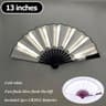 LED Neon Folding Rave Hand Fan Party Light 17
