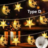 Moon And Star LED String Lights For Holiday And Party Decor 17