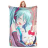 Yoisaki Kanade Project Sekai Soft Flannel Throw Blanket 17
