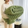 Soft Plush Carved Thick Warm Winter Throw Blanket 8