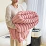 Soft Plush Carved Thick Warm Winter Throw Blanket 6