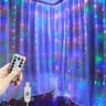 USB LED Curtain Lights With Remote Control 8