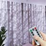 LED Fairy Curtain String Lights With Remote 7