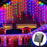 Solar LED Icicle String Lights For Outdoor Decor 8