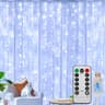 USB LED Curtain String Lights For Holiday Decor 7