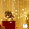 Star Moon LED Curtain String Lights For Room Decor 6
