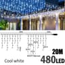 Waterproof LED Icicle String Lights For Outdoor Decor 9