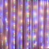 USB LED Window Curtain Garland With Remote 6