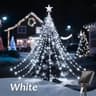 Five Point Star Waterfall Christmas String Lights 7