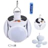 Portable Solar Folding LED Search Light With USB Rechargeable Bulb 14