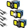 Mini Rechargeable COB Keychain Work Light With Foldable Side Light 9