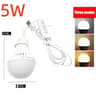 7W USB Portable LED Camping Bulb Hanging Tent Light 7