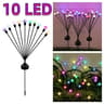 10 LED Solar Swaying Firefly Garden Light For Outdoor Decor 7