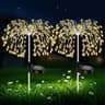 200 LED Solar Firework Pathway Garden Lights 8